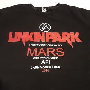 Lincoln Park Carnivores Tour 2014 Women's SS Concert T Shirt Size M Alstyle Tag